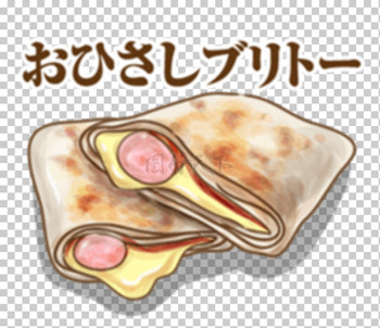 日式香肠和奶酪薄饼卷